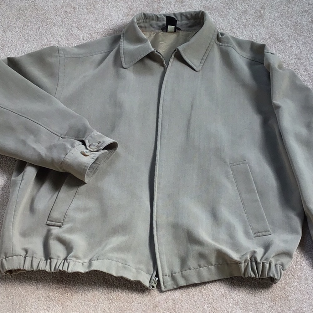 Claiborne bomber Men's Jacket taupe color